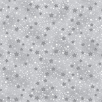 A.E. Nathan - Comfy Flannel Prints - Multi Stars Tonal, Gray