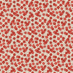 Lumin Fabrics - Stripes and Stars - Small Floral, Red