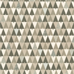 Robert Kaufman - Holiday Flourish-Peppermint Twist - Trees, Taupe