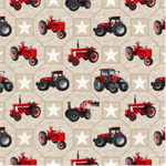 A.E. Nathan Co. - Farmall - Tractor And Stars, Red/Tan