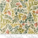 Moda - Quilting Cuddle - Effies Woods - Leaves & Mushrooms, Cloud