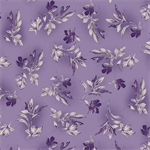 Quilting Treasures - Le Fleur - Leaf Sprigs, Lilac