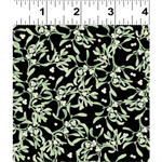 Clothworks - Holidays Remembered - Mistletoe, Black