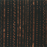 Anthology - Autumn Gray Batiks - Stripe, Espresso