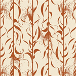Benartex Artistry - Wishflower - Broomcorn, Orange