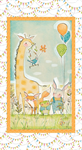 Blend Fabrics - Hello World - 24^ Wee Ones Panel, Multi