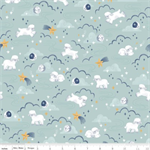 Riley Blake - Twinkle Little Star - Main Print, Mist