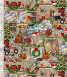 Timeless Treasures - Holiday - Santa Workshop, Multi