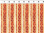Clothworks - Tangier - Repeating Stripe, Brick