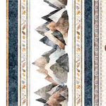 Quilting Treasures - Bigfoot - Border Stripe, Multi