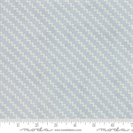 Moda - Marches De Noel - Diagonal Stripe, Frost