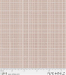 P & B Textiles - Flowers & Feathers - Plaid Texture, Taupe