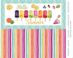 Timeless Treasures - Fruity Popsicles - 36^ Hello Summer Panel, Multi