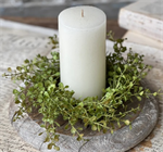 Candle Ring - Baby's Grass 10^, Light Green