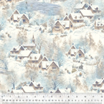 Windham Fabrics - Winter Whisper - Into The Village, Snow