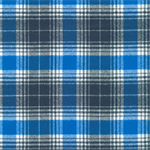 Robert Kaufman - Mammoth Flannel - Game Day, Royal Blue/Black