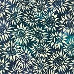 Robert Kaufman - Artisan Batiks: Fall Splendor - Sunflowers, Navy