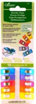 Clover - Wonder Clips - Assorted Colors, 10 Pieces