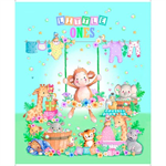 Quilting Treasures - Little Ones - 36^ Little Ones Panel, Multi