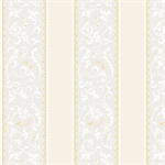 Andover - Downton Abby - Celebration - Wallpaper Stripe, Taupe/Gold
