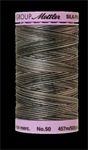 Mettler Thread - Silk Finish Cotton - 500 yd. - 50 Wt; Charcoal