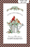 Northcott - Home For Christmas - 28^ Panel, White