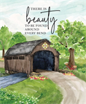 Riley Blake - Covered Bridges in Spring - 36^ There Is Beauty, Panel