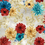 Blank Quilting - Alabaster Wings - Small Floral, Alabaster