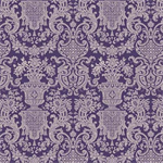 Quilting Treasures - Le Fleur - Damask, Purple