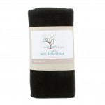 1/2 Yard Felted Wool - Black - 18^ X 49^