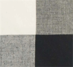 Dunroven House - Homespun Checks & Plaids - Farmhouse Check, Black/Natural