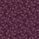 Henry Glass - Flossies Flowers - Pressed Daisies, Aubergine