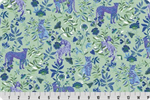 Shannon Fabrics - Quilting Cuddle - Wanderlust - Big Cats, Blue