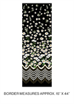 Kanvas Studio - Daisy Delight - Daisy Border, Black