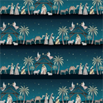Blank Quilting - Silent Night - Border Stripe, Navy