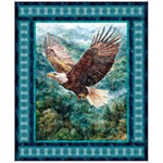 Quilting Treasures - Skyward - 36^ Eagle Panel