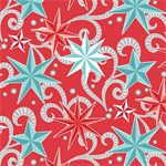 Contempo - Nordic Holiday - Nordic Star, Red