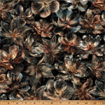 Hoffman California - Midnight Flora - Elegant Petals, Midnight