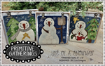 Wool Pattern - Life of a Snowman - 5^ x 5^