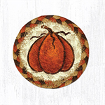 Braided Coaster - Harvest Pumpkin, 5^
