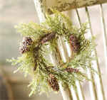 Candle Ring - Prickly Pine 9^, Moss