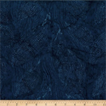 Hoffman California - Bali Batik 2026-2 - Dotted Leaves, Midnight