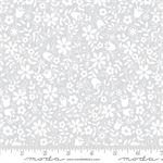 Moda - Whispers - Flower Patch, Zen Grey