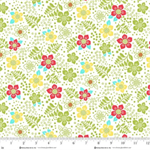 Henry Glass - Jubilee - Fun Flower, Green