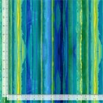 Timeless Treasures - Provence - Aquarelle Stripes, Green