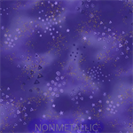 Clothworks - 108^ Laurel Burch Digital - Glitter, Dark Purple
