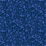 Blank Quilting - Florinda - Tonal Floral, Royal