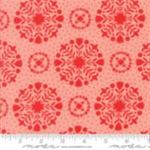 Moda - Handmade - Floral Olivia, Red/Coral