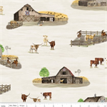 Riley Blake - The Homestead - Main Print, Cream