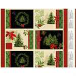 Wilmington Prints - Festive Forest - 24^ Place Mat Panel, Multi